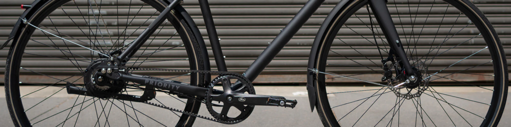 the lower part of a priority continuum onyx bike